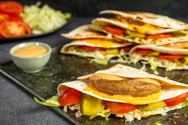 Cheeseburger Quesadilla