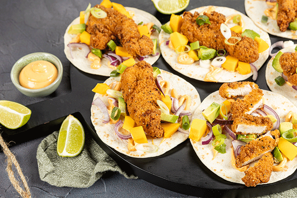 Chicken Tenders tostada’s